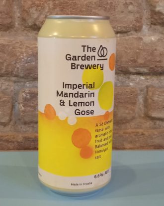 The Garden Imperial Mandarin & Lemon Gose - La Buena Cerveza